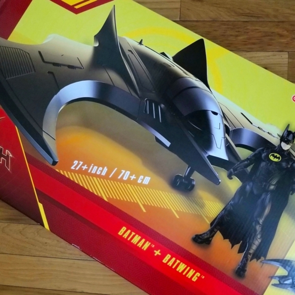 ❗The Flash Batwing & 12" Batman Action Figure Spinmaster LIMITED EDITION❗